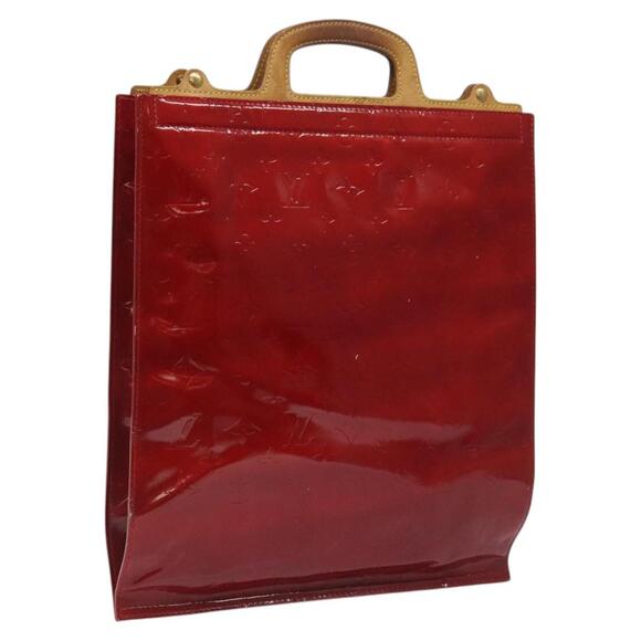 Louis Vuitton Handbags - LOUIS VUITTON Monogram Vernis Stanton Tote Bag Red M91078